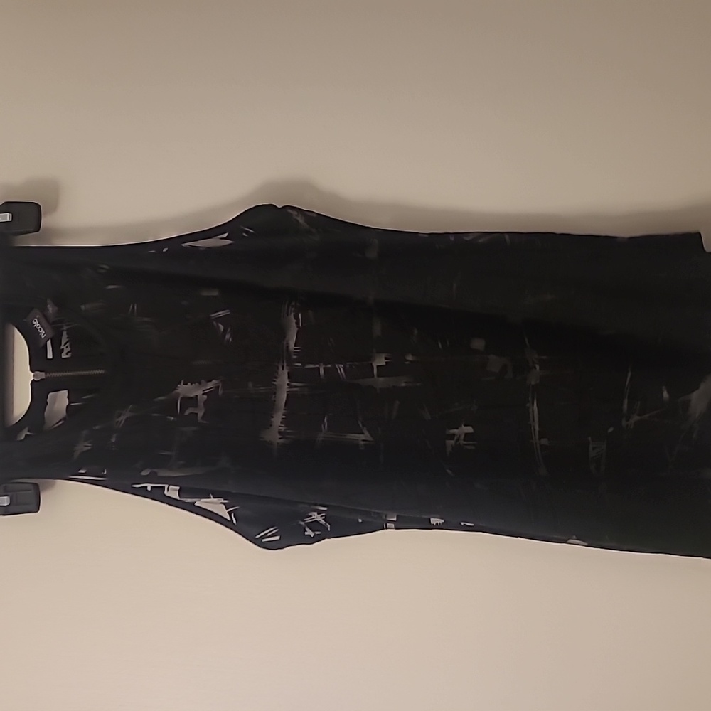 Black see thru designed top